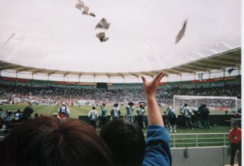 上野ワールドカップ観戦の興奮